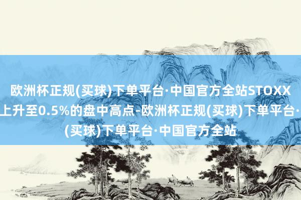 欧洲杯正规(买球)下单平台·中国官方全站STOXX欧洲600指数上升至0.5%的盘中高点-欧洲杯正规(买球)下单平台·中国官方全站
